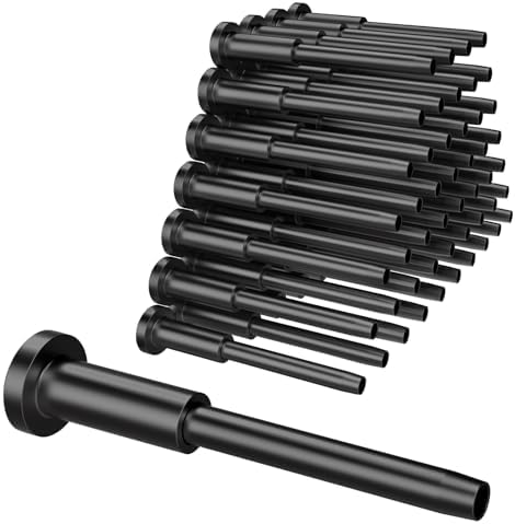 BLIKA 50 Pack 1/8" Black Invisible Cable Railing kit, T316 Stainless Steel