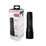 Ledlenser P7 Core Allround Taschenlampe LED, 450 Lumen, fokussierbar, 300m Leuchtweite, 4 AAA-Batterien erforderlich, drei Helligkeitsstufen, Flashlight, Schwarz