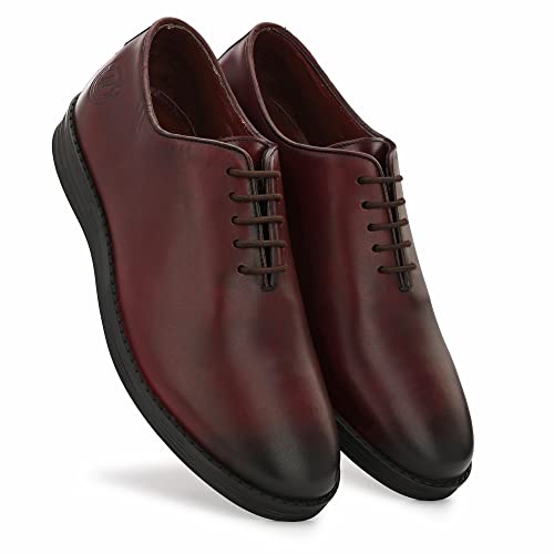 Image of Legwork Men's Leather Wholecut Oxford 2.0 Shoes for Men and Boys