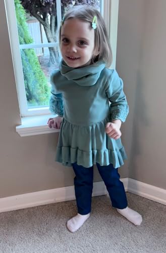 Image of fioukiay Toddler Girls Fall Winter Outfit 18 Months - 6T