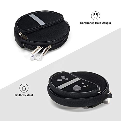 Soicpic Cd Player Portable Case,Waterproof Fanny Pack With Wristlet Hand Strap Compatible With Hott/Gueray/Naviskauto/Jinhoo/Jensen/Monodeal Portable Cd Player And More（6.5 Inch）. #TOP2