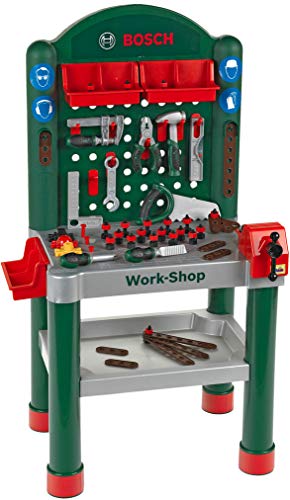 Theo Klein 8320 - Bosch Workshop, Spielzeug & Klein 8127 - Handwerkerhelm, 28cm – Bild 4