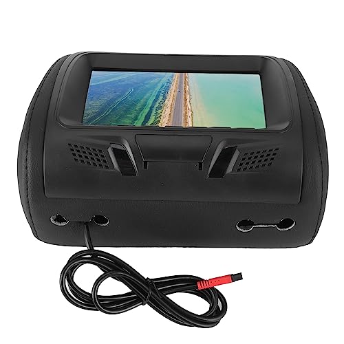 Lettore DVD per Poggiatesta per Auto, Monitor per Poggiatesta da 7 Pollici TV per Bambini Lettore DVD per Auto TV Portatile con Supporto per Poggiatesta Video 1080P