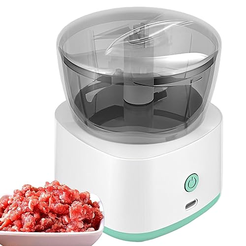 Robot de Cocina para Niños - Robot de Cocina Antideslizante Inalámbrico - Suministros de Cocina de Acero Inoxidable Picadora Eléctrica Multifuncional para Cortar en dados, Picar y Puré