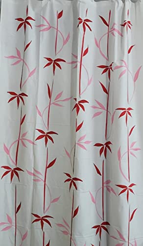 Image of Feelings Shower Curtain PVC Waterproof Curtain for Shower 7 Feet with 8 Hook - 54 x 84 Inch Printed Shower Curtain (Pattern - I)