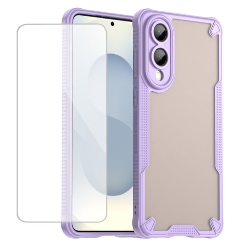 Bohefo Galaxy S25 Edge �P�[�X/Galaxy S25 Slim SM-S937U1 �P�[�X �����K���X�X�N���[���v���e�N�^�[�t���A������������o�b�N�J�o�[ �m���X���b�v�g�ѓd�b�J�o�[ Samsung Galaxy S25Edge�p 
