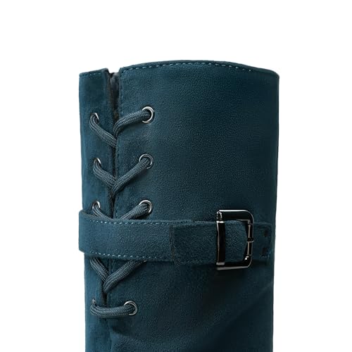 Image of DREAM PAIRS Women's Over The Knee Flats Slouch Thigh Boots
