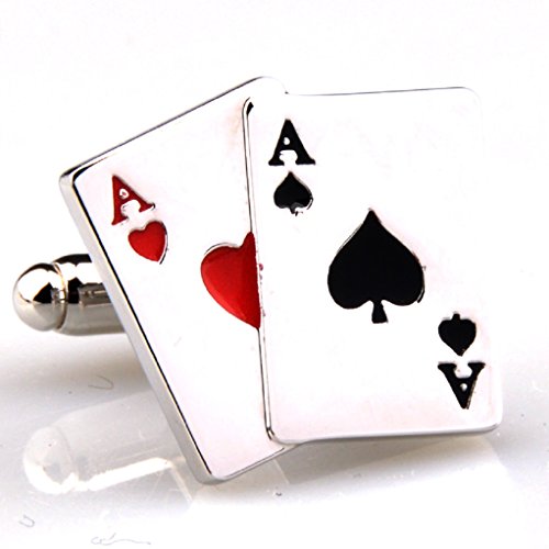 Mancuernillas MRCUFF Aces 4 Four Poker Casino miniatura 2