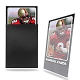 200Pack Standard Trading Card Sleeves Matte Finish Board Game Deck Protector for MTG, Pokémon, Dropmix，Baseball and More Cards—Never Tear Great for Shuffling, displaying, Gifting（black66*91MM