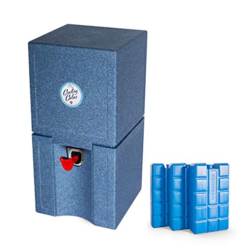 Cooling Cubes Point Break – Beach Party 5 L Party Kegs Party Barrel Cask Cooler Cooling Fan (Denim Blue)