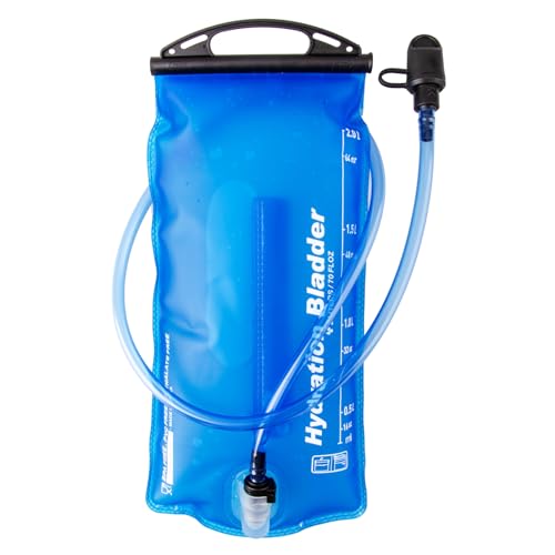 TRIWONDER Bolsa de Agua de Material TPU 2L Vejiga de Hidratación Deportivas sin BPA para Mochila de Hidratación para Correr Ciclismo Senderismo (1.5L - TPU)