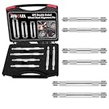 JEUCLEL 6Pc Double Ended Wheel Stud Alignment Pin, Wheel Fixing Bolts, Wheel Hanger Alignment Pin Guide Tool, usable on Both Ends, Hub Fixing Positioning Rod for Changing Tires On Cars with Lug Bolts