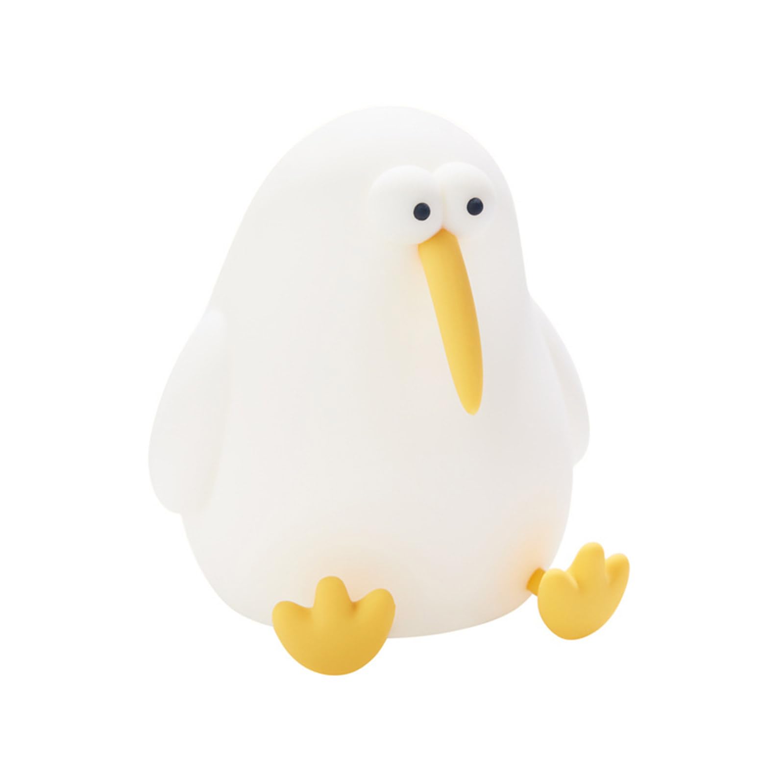 Lampada a LED in Silicone Luce Notturna Uccello Modello Touch Nursery Light Ricaricabile 3 Gear Dimmable Baby Night Lamp