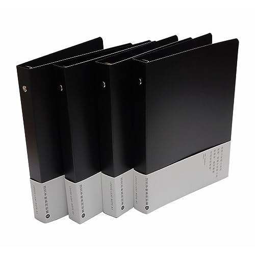 Classeur A5 anti-cornes en plastique PVC noir pour protéger vos feuilles mobiles