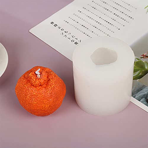 JIUYECAO Aromatherapie-Kerzenform, hässliche Orangen-Clown, Orange, Ugli, Obstform, 3D-Kerze, Silikonform, Aromatherapie… – Bild 7