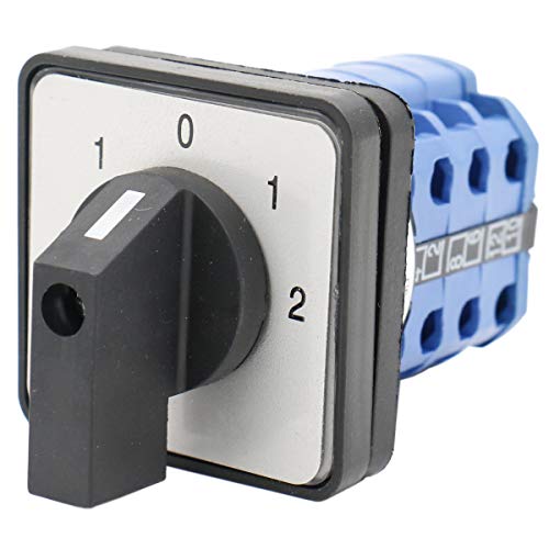 Heschen Universele Roterende Cam Selector Wisselschakelaar SZW26-20/133133.3 660V 20A 5 Positie 3 Fase 12 Terminals CE