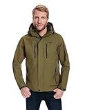 wolfskin highland trail xt 50 Voll einstellbare Kapuze mit reflektierendem Aufdruck I Hoch schließender, mit Fleece ausgekleideter Kragen mit Kinnschutz I Ganzjährig einsetzbar