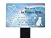 OriginDesigned New Meet Me at The Rainbow Bridge, Pet Dog Loss Memorial - Aluminium Plaque Mounted onto a Black Acrylic Stake.