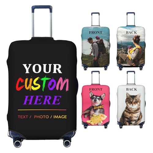 Housse De Protection Valise Voyage Taille L (25-28 Pouces) - Polyester Résistant Anti-Poussière Et Anti-Rayures