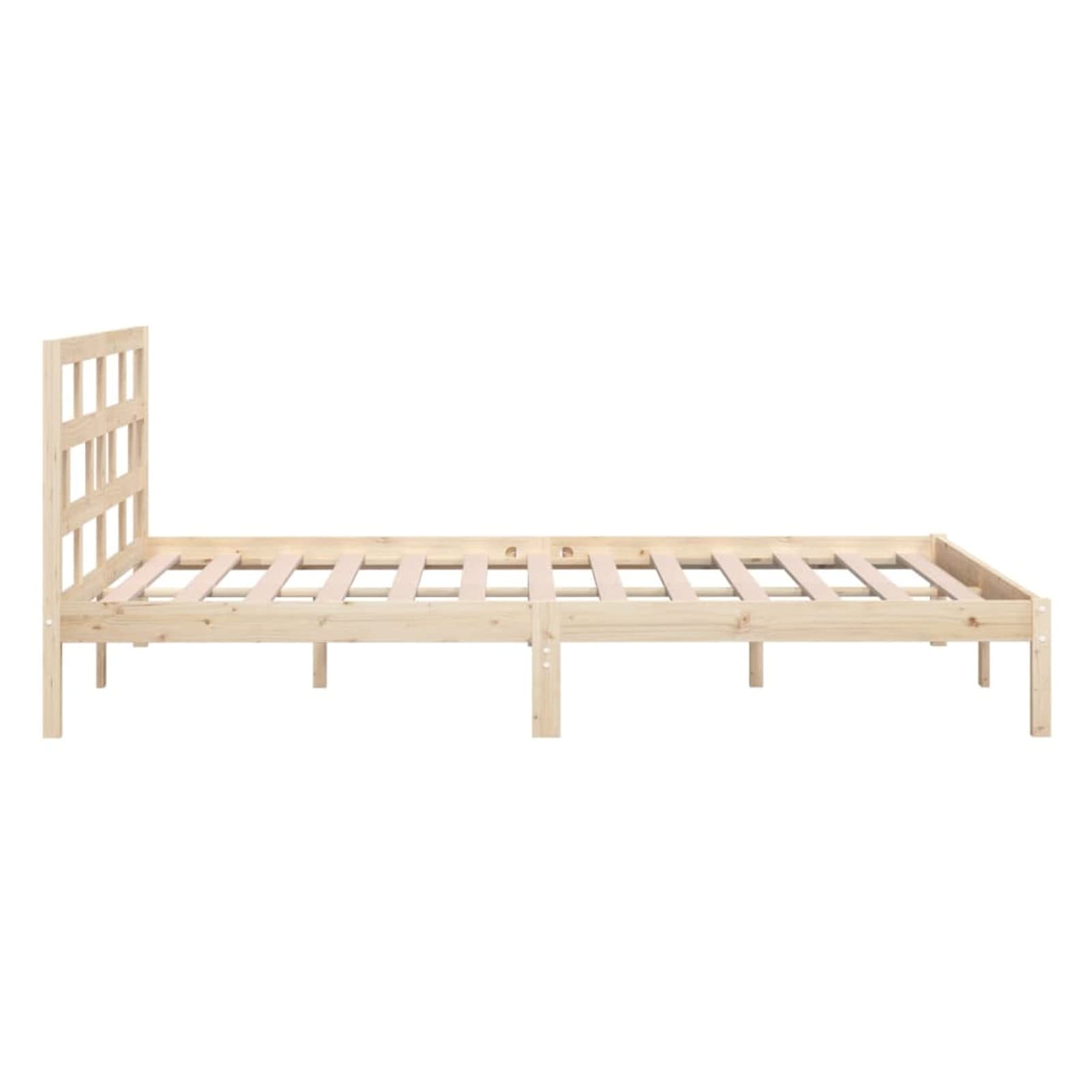 Homgoday Somier,Estructura de Cama Madera Maciza 120x190 cm Estructura Cama 75/90/120/135/140/160/180/200x200cm Cama Individual Cama Matrimonio Anti-Ruido y fácil de Montar