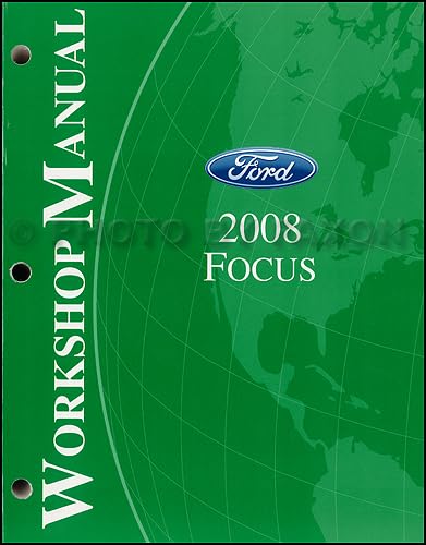 Cover of the 2008 Ford Focus Repair Shop Manual
