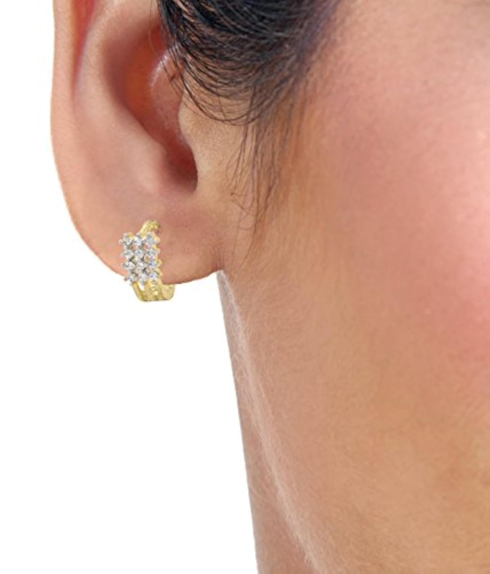 Fancy AD Earrings With Heart Earcuff Set of 5