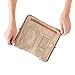 HOBO Lauren Leather Clutch Wallet with Credit Card Organizer, Zip Pocket, Extra Pouches, and Fashionable Vintage Aesthetic, Gold Leaf