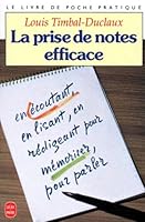 La prise de notes efficace 2253062510 Book Cover