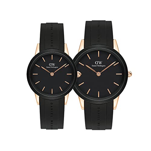 【公式ショップ/2年保証/正規輸入品】Daniel Wellington ダニエルウェリントン DW ペアウォッ 腕時計 スポーツウォッ レディース メンズ 防水ウォッ10ATM カップル セット 彼女 彼氏 プレゼントICONIC MOTION 32MM + MOTION 40MM ローズゴールド ギフトセット