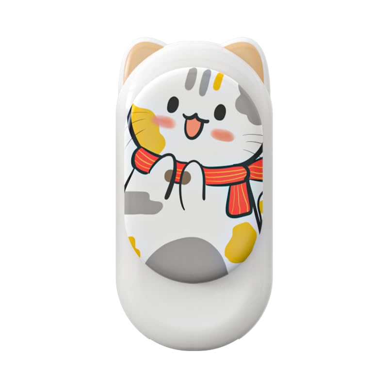 Cute Swivel Cat Paw Design USB Flash Drive, Thumb Drive Waterproof USB 2.0 Memory Stick Small Size 360°Rotation Spin USB Drive Gift (64GB, Scarf cat)