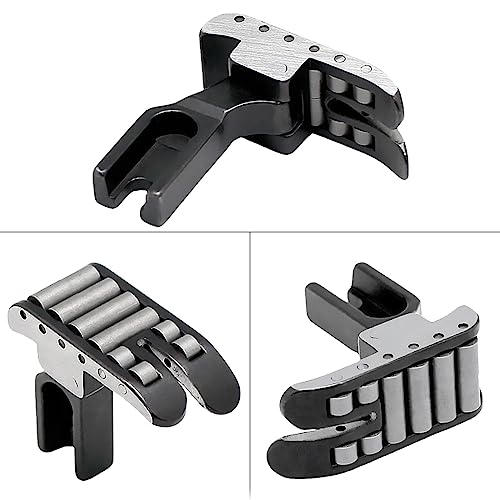 Set de 2 pies prensatelas rodillo para máquina industrial miniatura 4