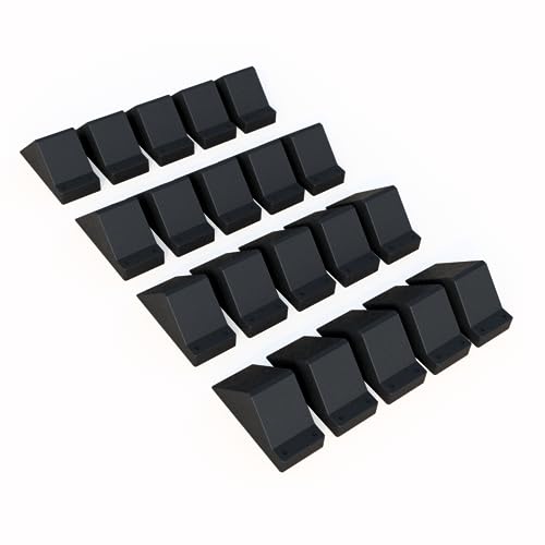 Image of bullke USA Made Plastic Pipe Chocks with Nails | 5 inch Size - Durable, 100% Recycled Plastic | Ideal for Securing Pipes, Heavy Duty, Eco-Friendly, Long-Lasting, Construction (20 Pack)