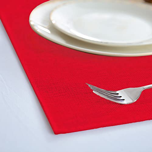 image for Rinpon Linen Placemats Set of 8, Machine Washable, Heat Resistant, Wri