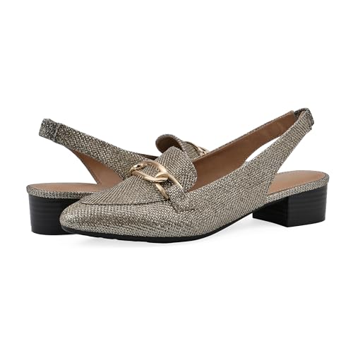 Image of WHITE MOUNTAIN Women's Boreal Low Block Loafer Heel