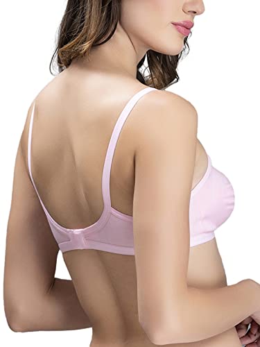 Image of Clovia Women's Cotton Non-Padded Wire Free Full Cup T-Shirt Bra