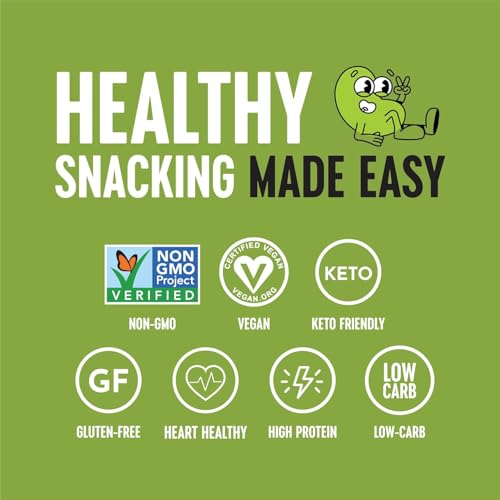 Image of Namo Organics - Roasted Salted Edamame Beans - 250g (46% Protein, 17% Fiber, Lightly Salted Young Green Soybeans, Highest Plant Protein Super snacks