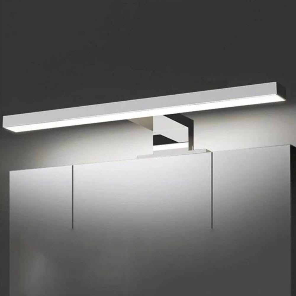 BarcelonaLED Aplique de Espejo Lámpara de Baño LED para Maquillaje Armario Mueble 5W 30cm IP44 Luz Blanco Neutro 4000K 325LM luminación Moderna y Eficiente para Espejo de Baño, Mueble o Pared