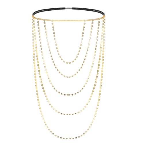 Mehrlagige Körperketten,Kristall Oberschenkelkette,Gold Boho Strass Beinkette,Sommer Strand Strand Beinkette,Körperschmuck für Frauen