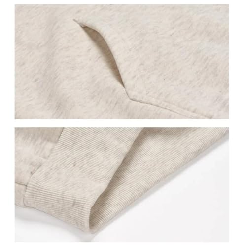 Men's Colorful Hoodies Thicken Hip Hop Streetwear Solid Fleece Sweatshirts3