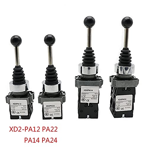 Joystick XD2 PA14 de GUMMMY avec 2 positions et retour automatique