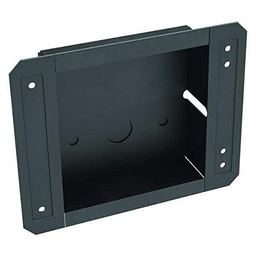 Tennsco LRH-2 Painted Steel Recessed Handle for Locker, Black