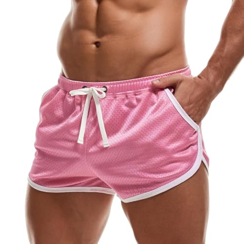 Short rétro en maille pour homme finitions haut de gamme et poches