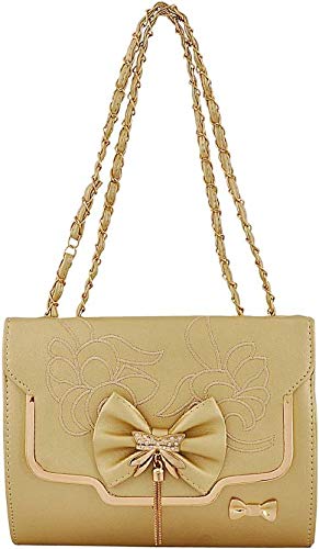 gold color bag