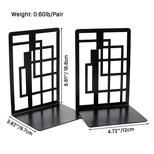 Rongji Jewelry Geometric Decorative Design Metal Bookends thumb #3
