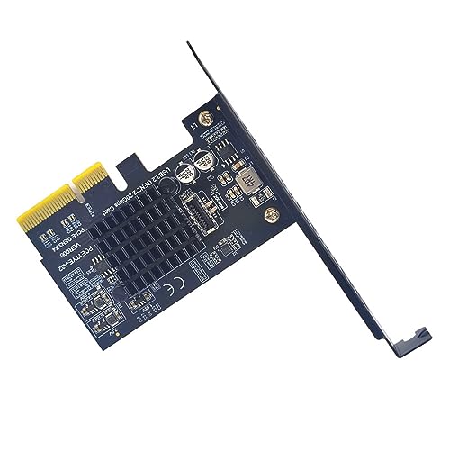 Carte d'extension PCIe vers USB 3.2 Gen2x2 Type C Morain 20 Gbps pour PC