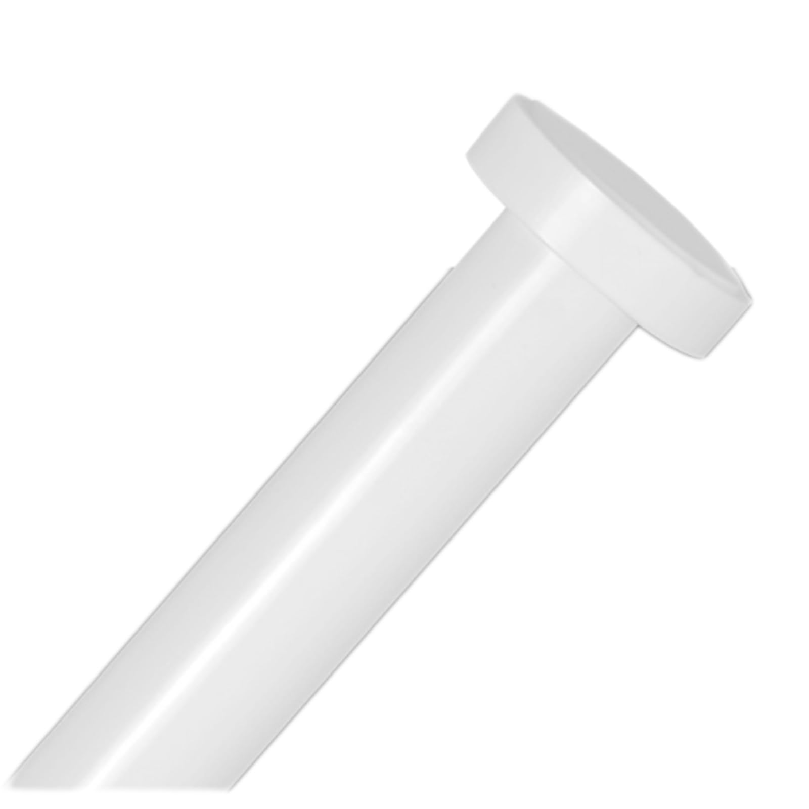 GLDYTVF No-Drill Adjustable Curtain Rod 50-280cm Heavy Duty Telescopic Tension Pole for Bedroom Living Room Balcony - Easy Install Aluminum Alloy (White 150-280cm/4.9-9.1ft)