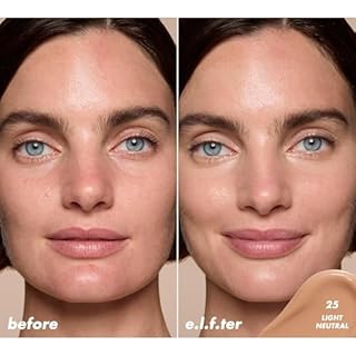 e.l.f. Soft Glam Satin Concealer, Medium Coverage For Blemishes & Under-Eye, Crease-Resistant, Long Lasting, Vegan & Cruelty-Free, 25 Light Neutral