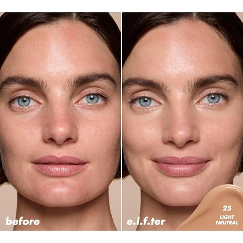 Image of e.l.f. Soft Glam Satin Concealer, Medium Coverage For Blemishes & Under-Eye, Crease-Resistant, Long Lasting, Vegan & Cruelty-Free, 25 Light Neutral