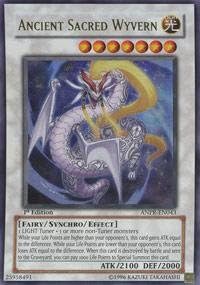 Yu-Gi-Oh! - Ancient Sacred Wyvern (ANPR-EN043) - Ancient Prophecy - 1st Edition - Ultra Rare