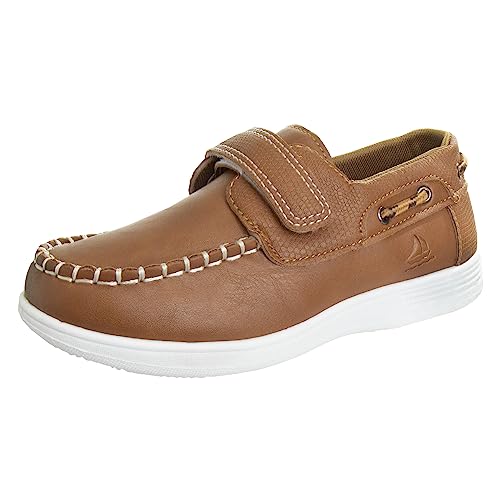 Josmo Low Top Boys Boat Shoe - Outdoor Slipon Boat Shoe (Sizes 6-10 Toddler / 11-13 Little Kid / 1-4 Big Kid)